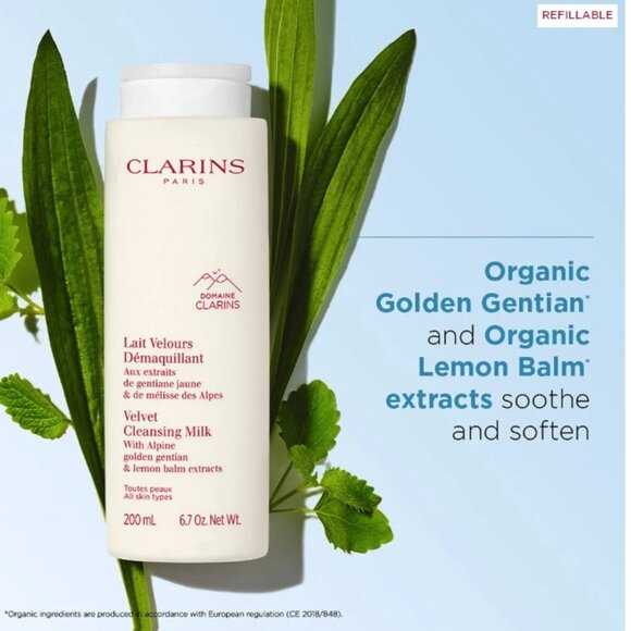 JUMBO SIZE-CLARINS Velvet Cleansing Milk-SEALED - Picture 4 of 6